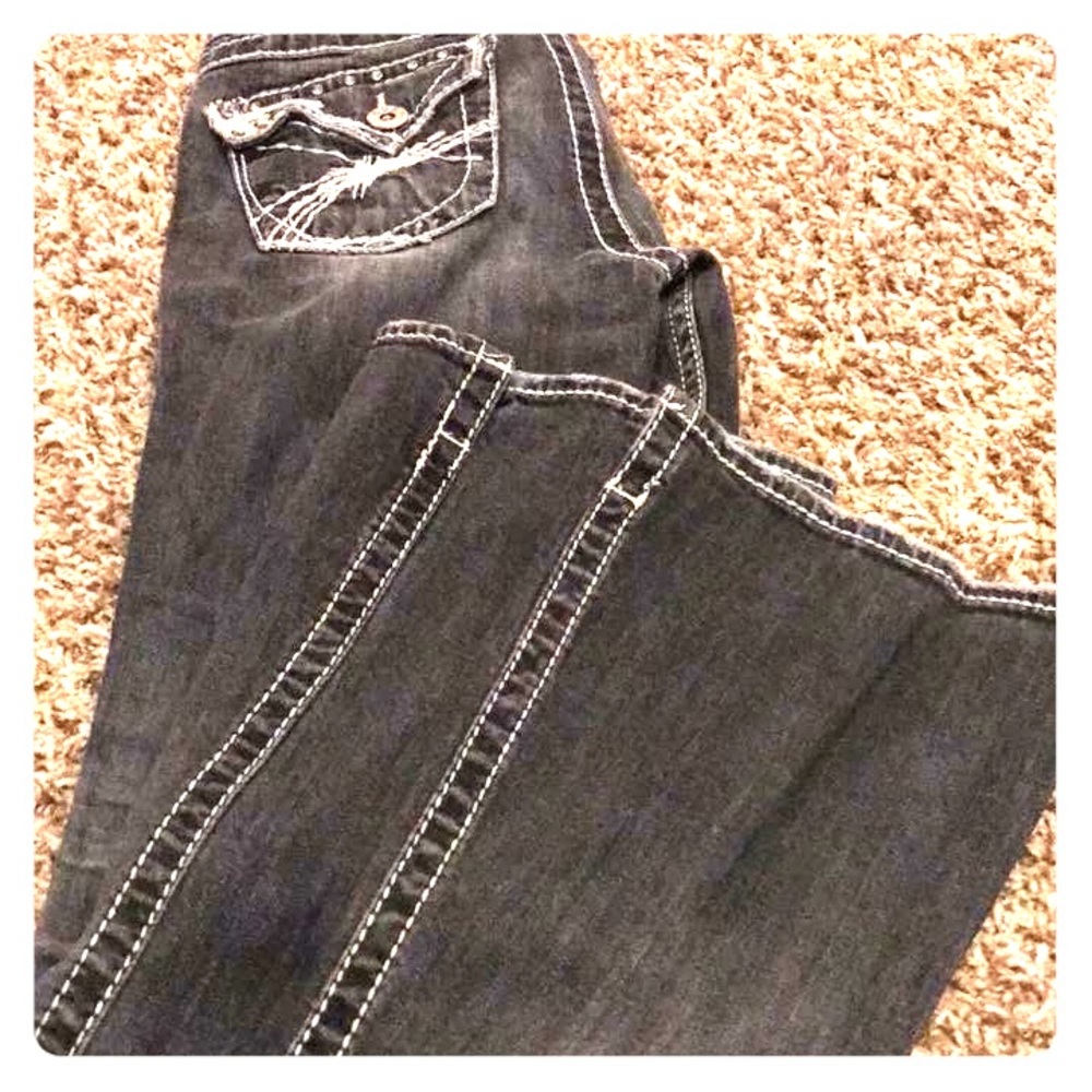 Silver jeans